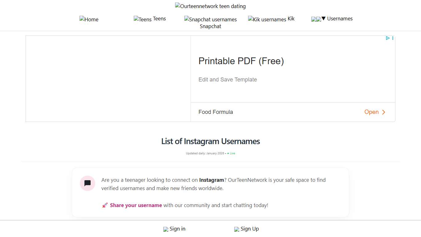 24457 Active Instagram Usernames (2026 List)